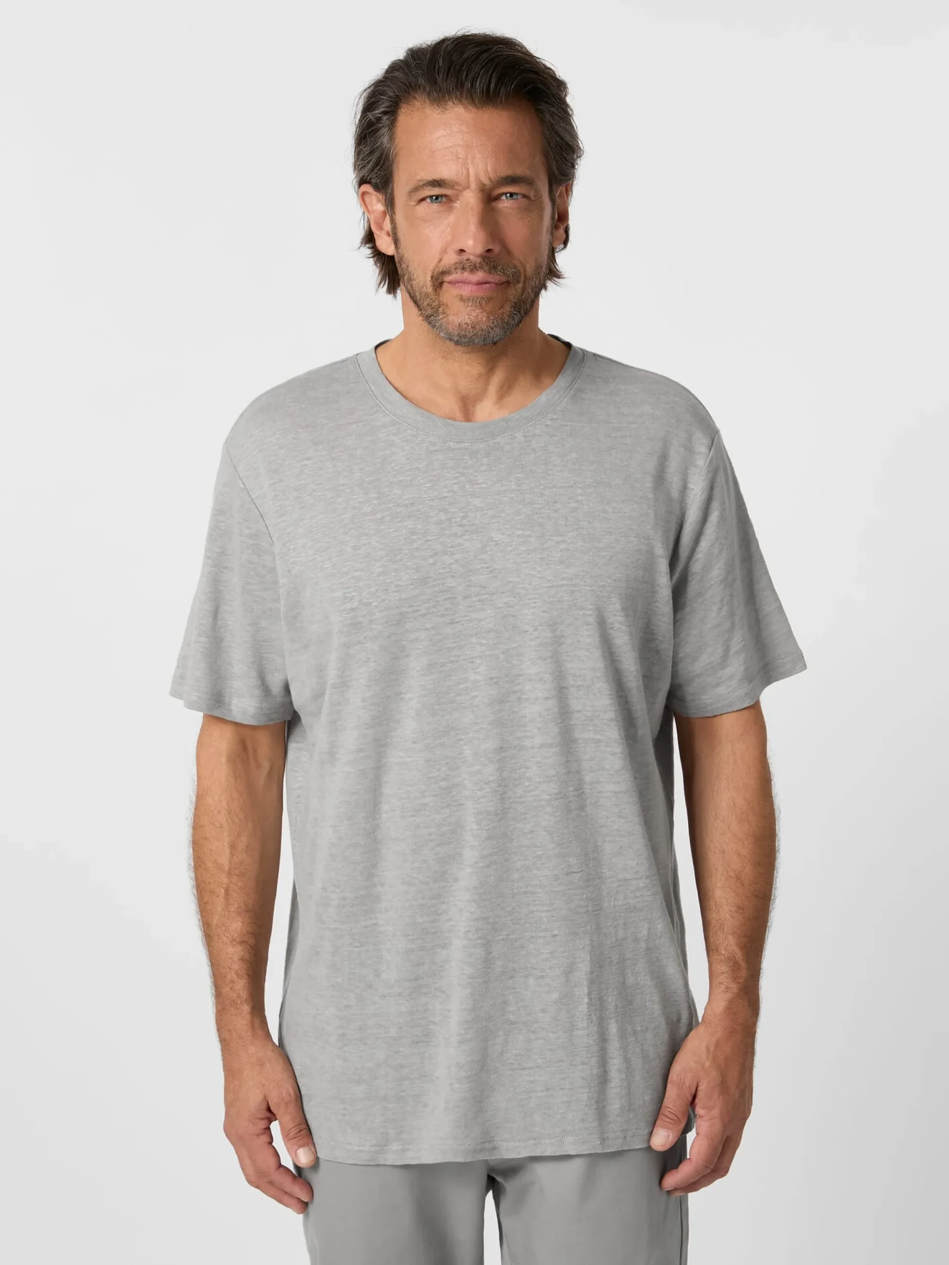 Shirts * Knowledge Cotton Apparel Herren-einenhirt Grau