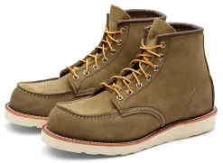 Stiefel|Klassische Herrenschuhe * Red Wing Shoe Company Herren-Moc Boot Rauleder Oliv