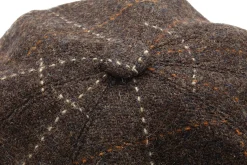 Kappen * Mayser Herrenmütze Harris Tweed Braun
