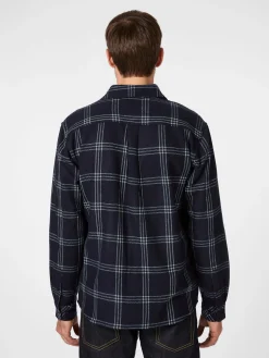 Hemden * Knowledge Cotton Apparel Herren-Overhirt Woe Navy