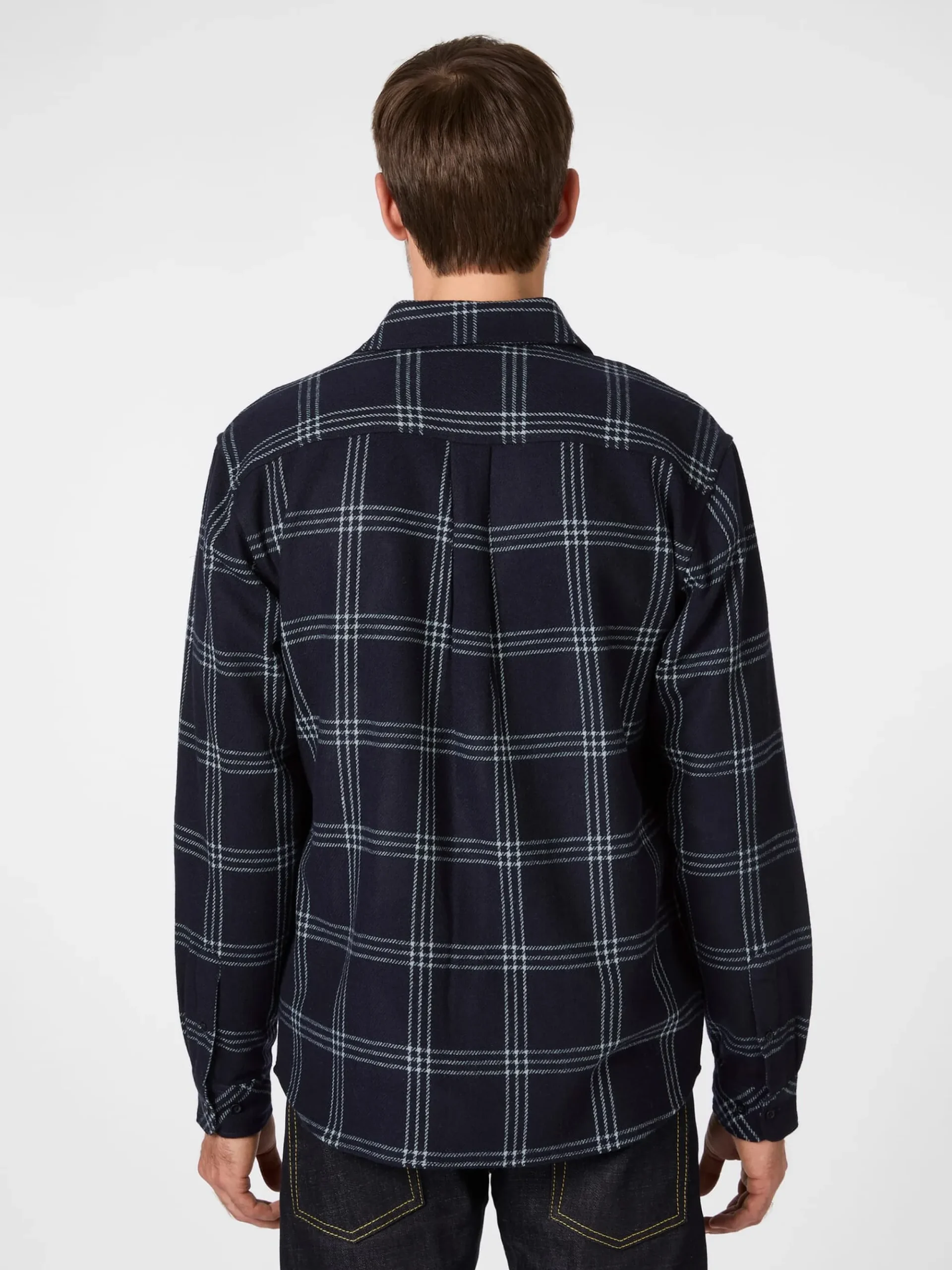Hemden * Knowledge Cotton Apparel Herren-Overhirt Woe Navy