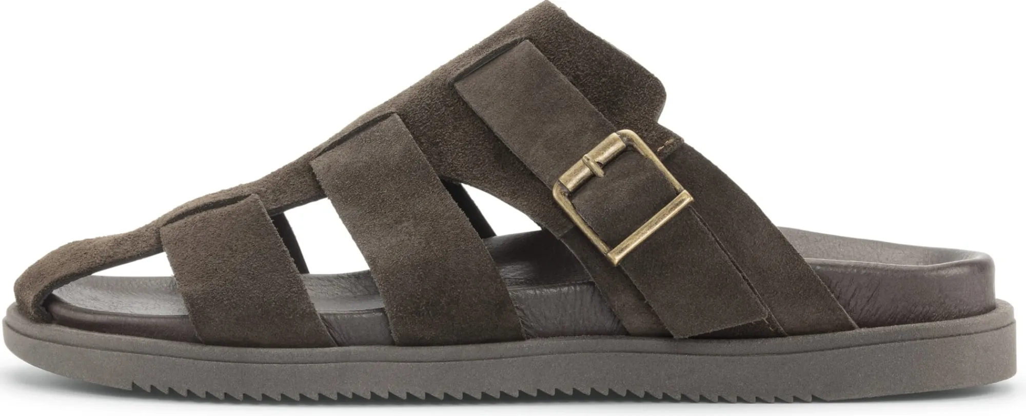 Sandalen|Hausschuhe * Ehm Herrenpantolette Rauleder