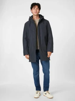 Jacken * LangerChen Herrenparka gefüttert Navy