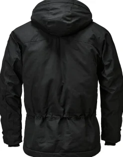 Jacken * Manifattura Ceccarelli Herren-Parkajacke Schwarz