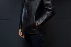 Jacken * Hack Lederware Herren-Pferdelederjacke Pull-up