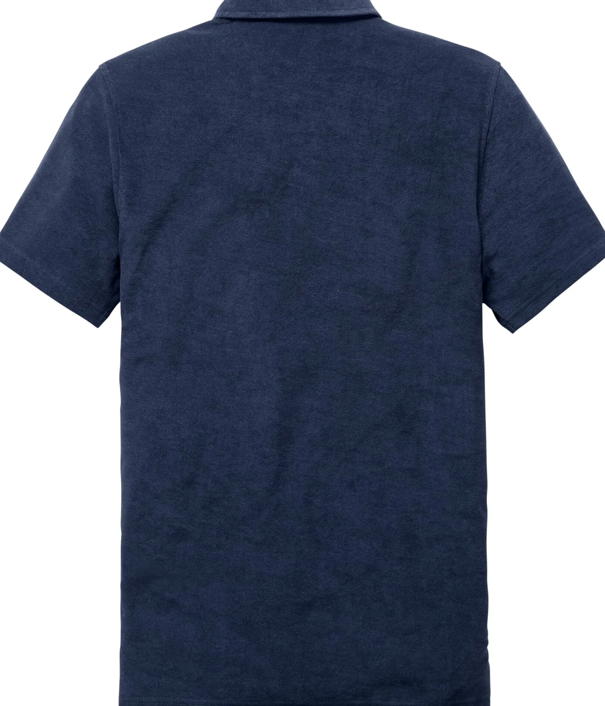 Shirts * Seldom Herren-Poohirt Frottee Dunkelblau