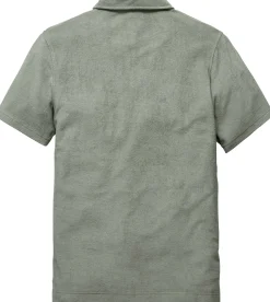 Shirts * Seldom Herren-Poohirt Frottee Grün