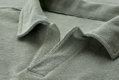 Shirts * Seldom Herren-Poohirt Frottee Grün