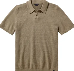 Shirts * Blue de Gênes Herren-Polohirt getrickt