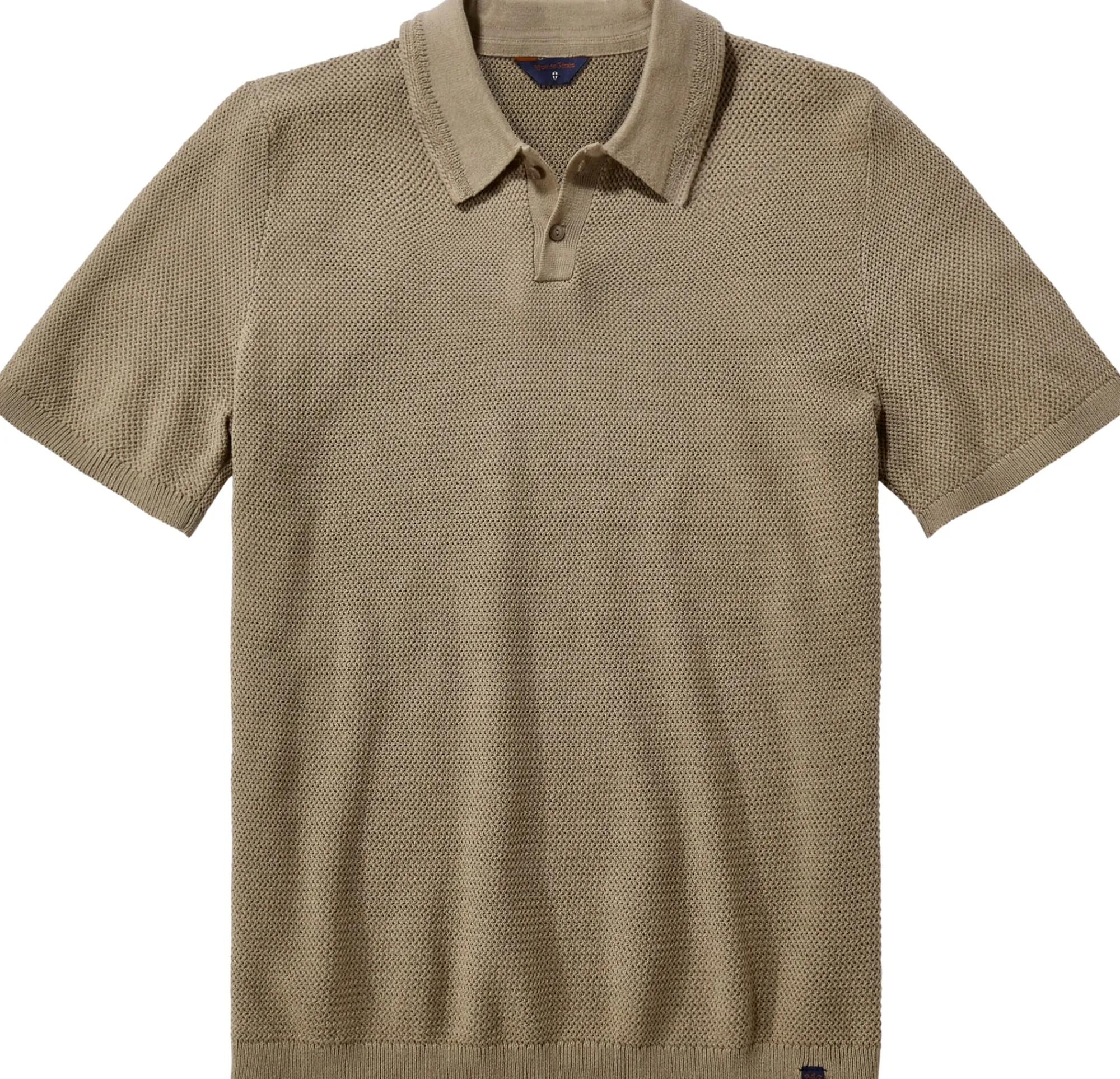 Shirts * Blue de Gênes Herren-Polohirt getrickt
