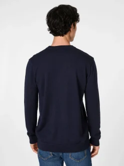 Pullover * Knowledge Cotton Apparel Herrenpullover Merinowolle Navy