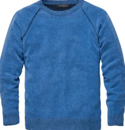 Pullover * Seldom Herrenpullover Raglan Blau