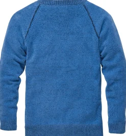 Pullover * Seldom Herrenpullover Raglan Blau