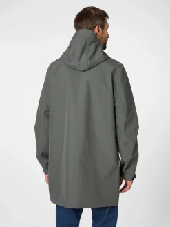 Jacken * Ecoalf Herren-Regenparka ungefüttert Oliv