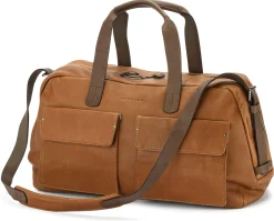 Reisetaschen * Harold’s Lederwaren Herren-Reisetasche Cognac