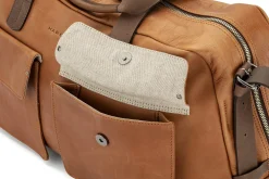 Reisetaschen * Harold’s Lederwaren Herren-Reisetasche Cognac