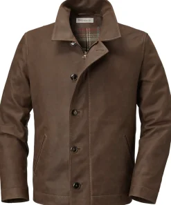 Jacken * Hack Lederware Herren-Rindlederjacke Braun