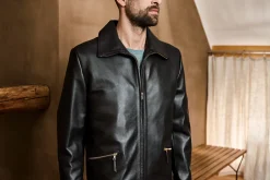 Jacken * Hack Lederware Herren-Roadsterjacke Pferdeleder