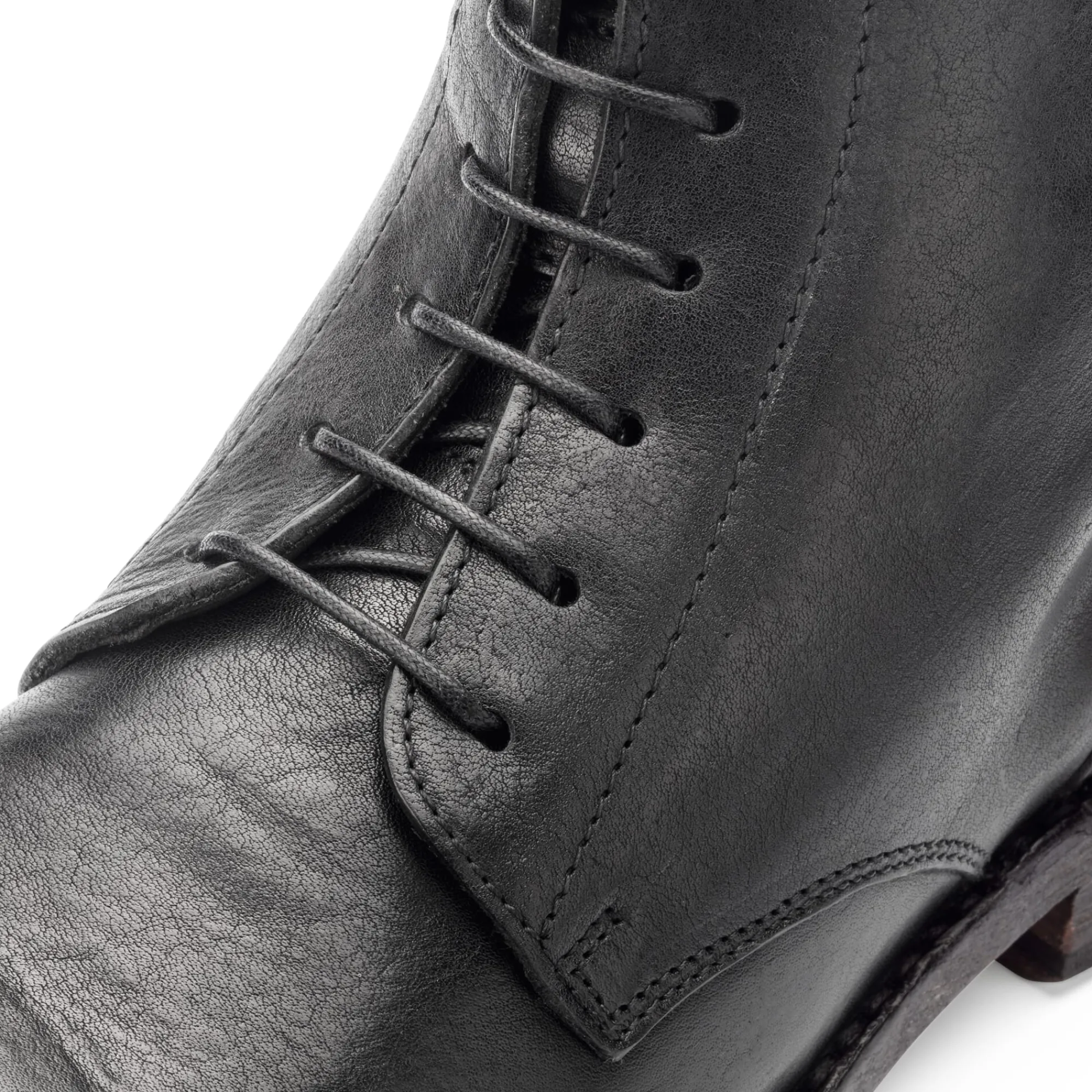 Stiefel * MOMA Herren-Schnürboot Schwarz