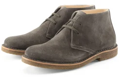 Stiefel * Astorflex Herren-Schnürboot Velours Grau