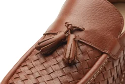 Klassische Herrenschuhe * Punto Pigro Herrenschuh geflochten