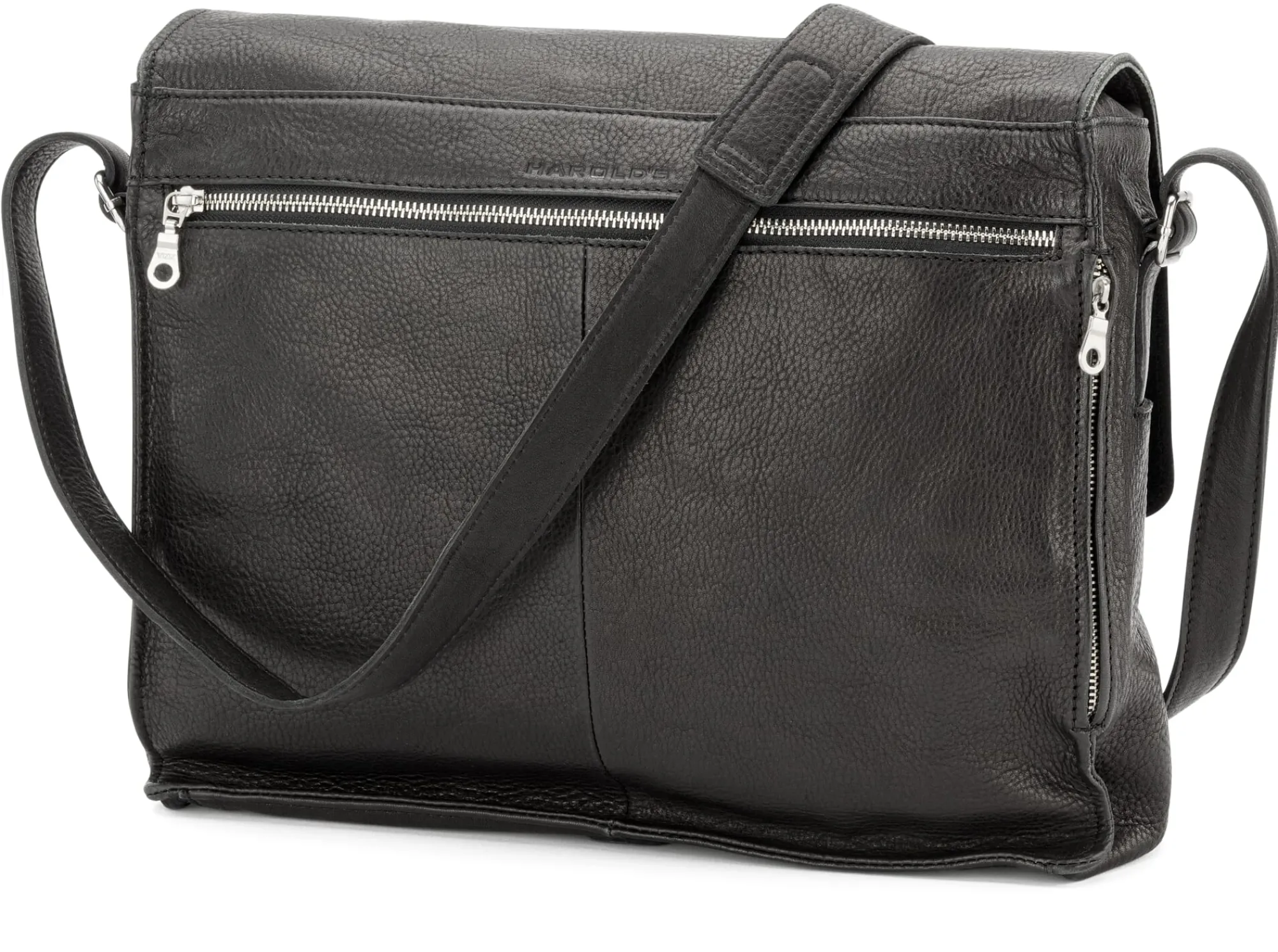 Umhänge- & Handtaschen * Harold’s Lederwaren Herren-Schultertasche Schwarz