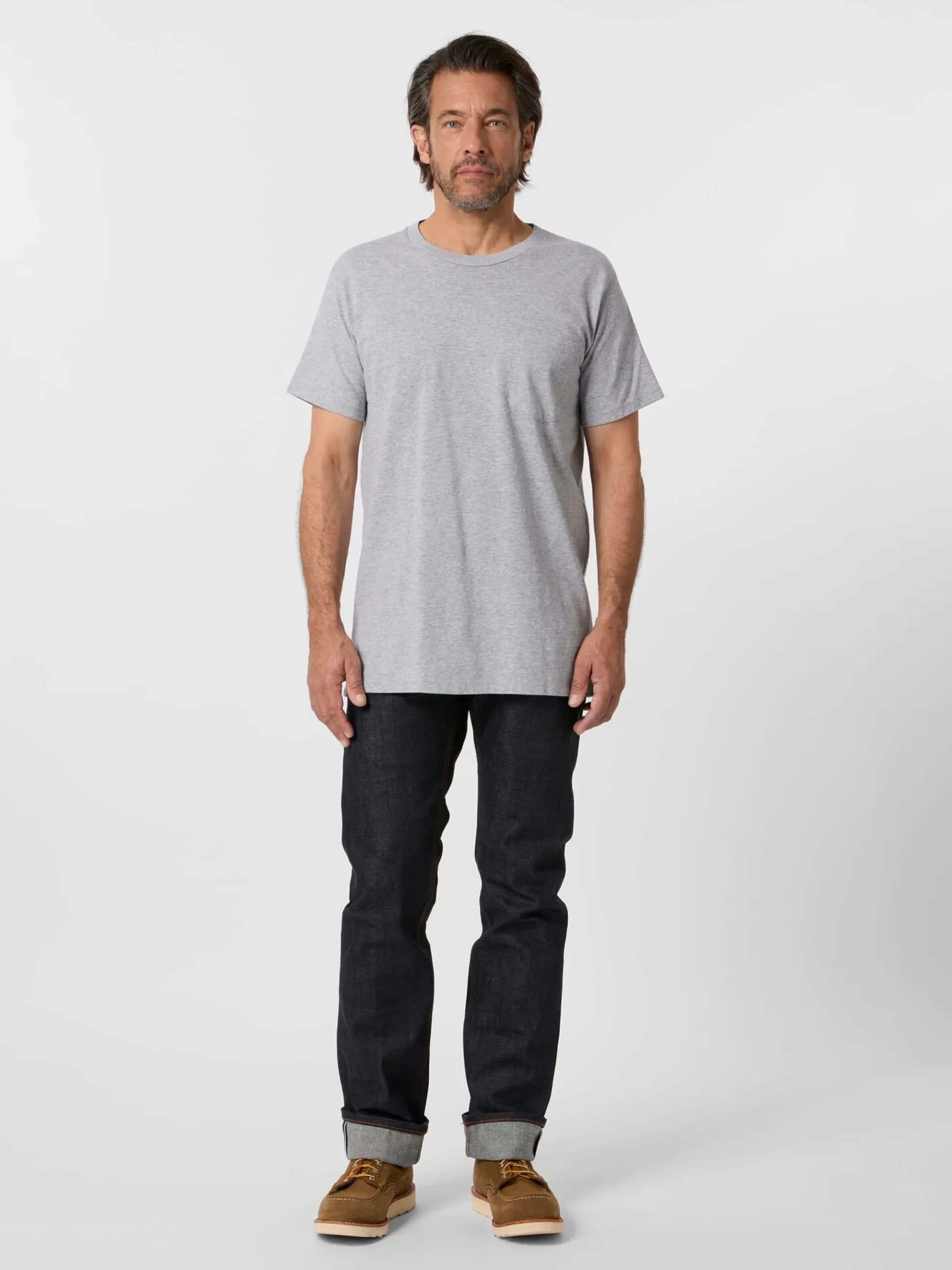Shirts * Tellason Herrenhirt Bruttache Graumelange