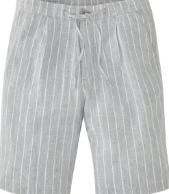 Hosen * Knowledge Cotton Apparel Herrenhort einen getreift Grau