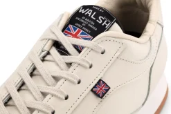 Sneaker|Freizeitschuhe * Norman Walsh Footwear Herrensneaker Glattleder Naturweiß