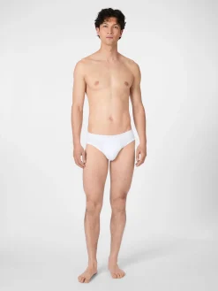 Wäsche * Novila Herren-Sportslip Weiß