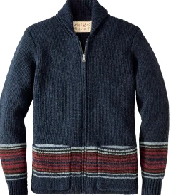 Strickjacken * Maglificio GRP Herren-trickjacke Folk Blau