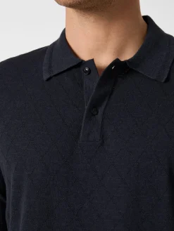 Shirts * Blue de Gênes Herren-trickpoo Navy