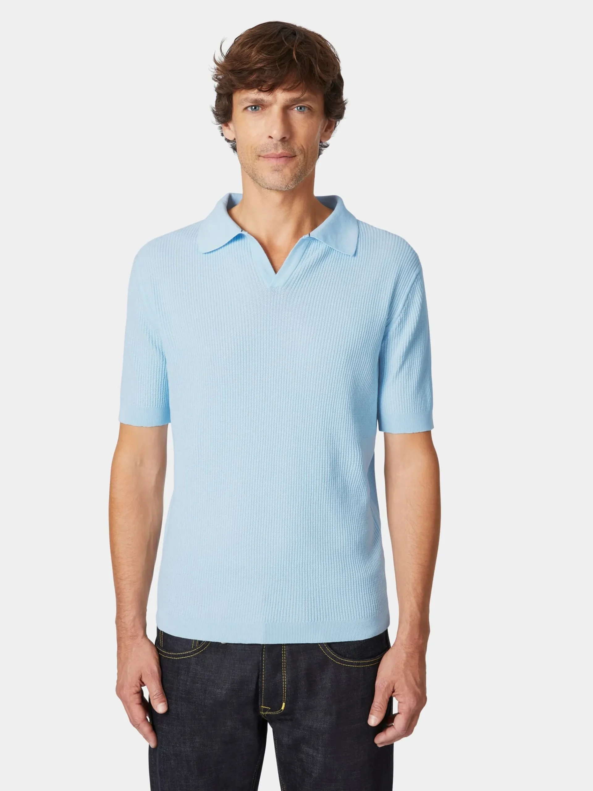 Shirts * Seldom Herren-trickpoo Hellblau