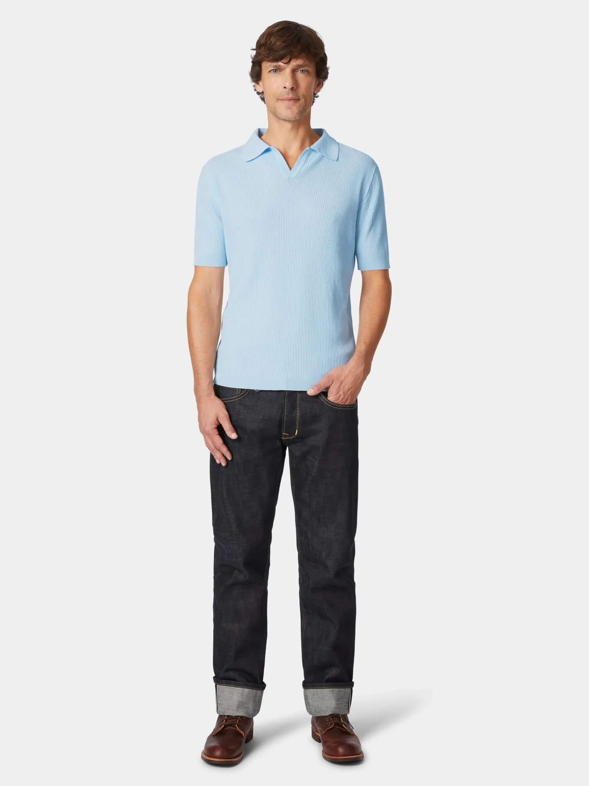 Shirts * Seldom Herren-trickpoo Hellblau