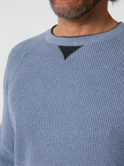 Pullover * Rifò Herren-trickpuover Hellblau