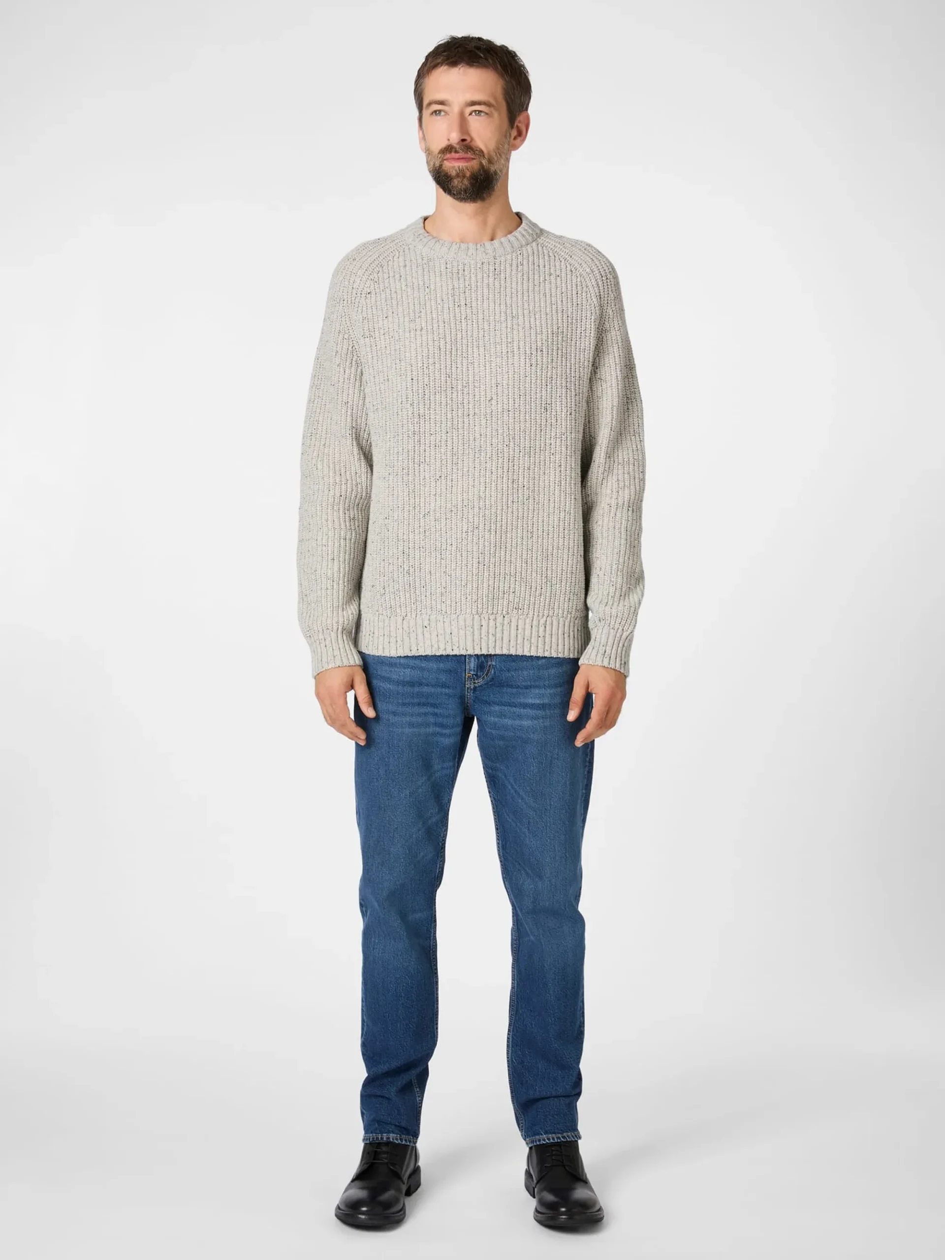 Pullover * Armedangels Herren-Strickpuover Hellgrau