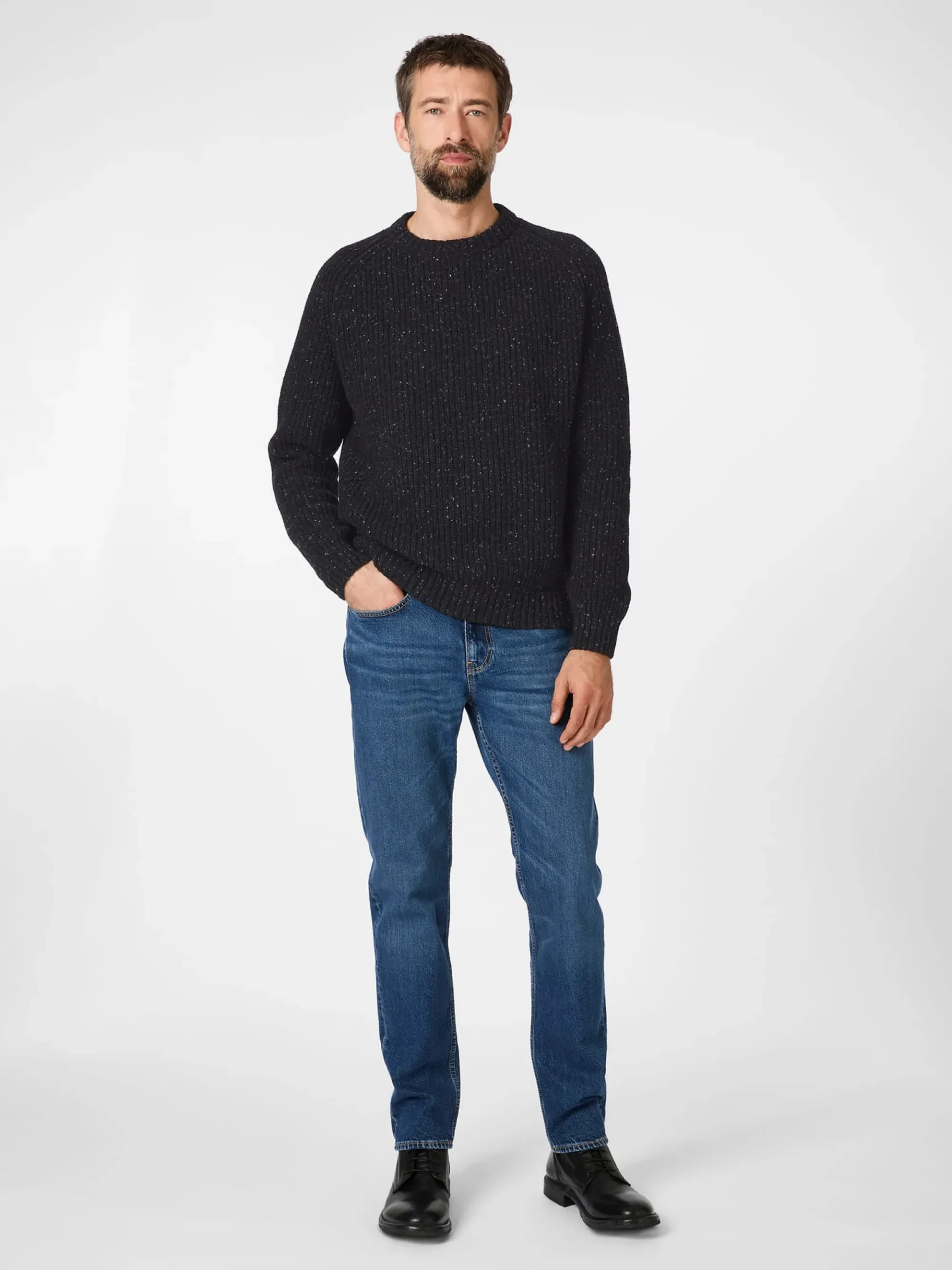 Pullover * Armedangels Herren-Strickpullover Schwarz