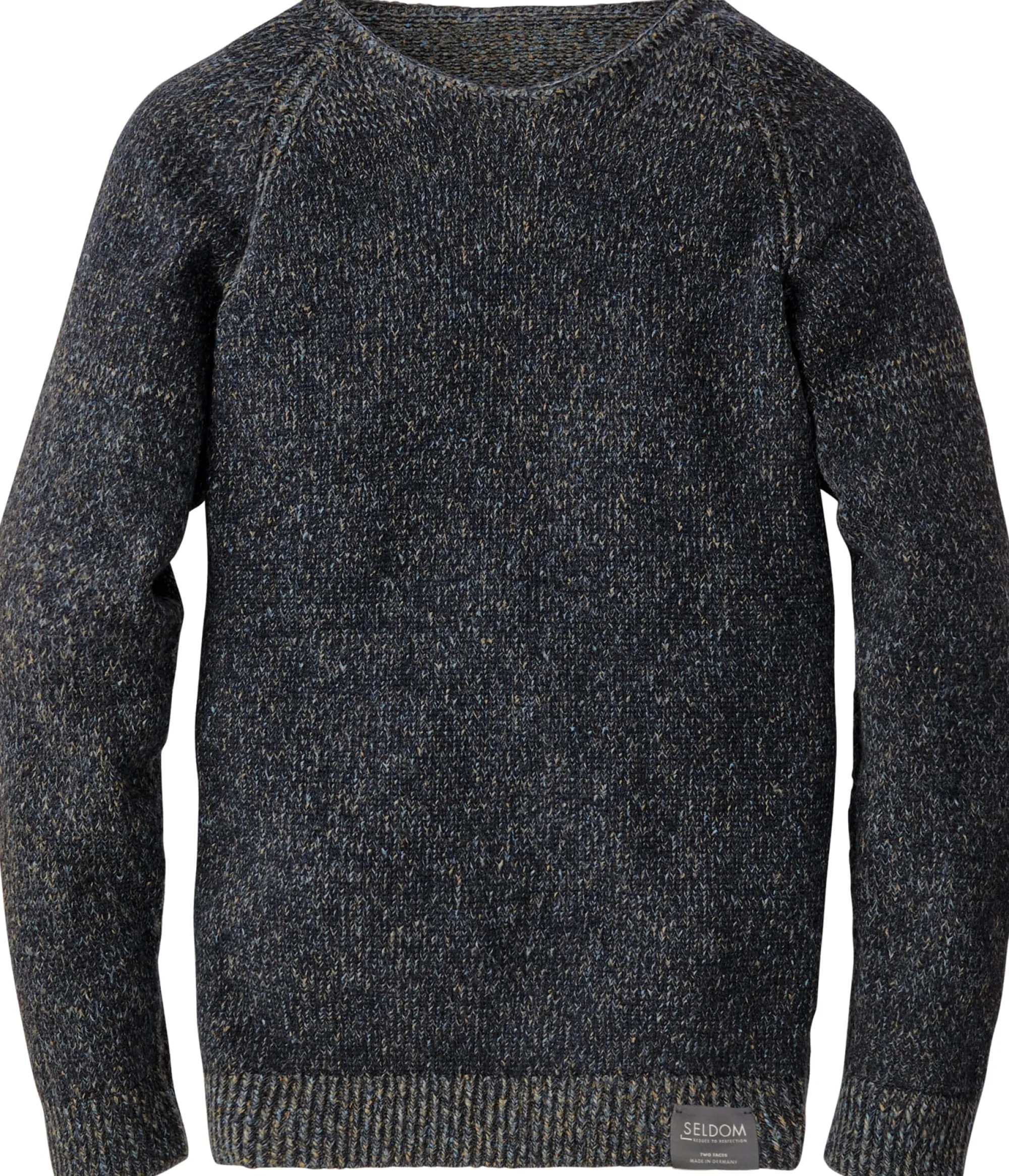 Pullover * Seldom Herren-trickpuover eiert Dunkelblau