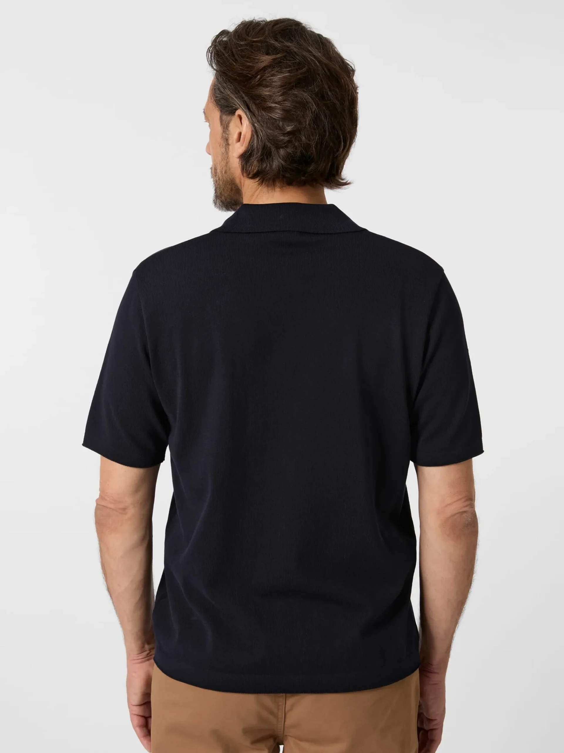 Shirts * Maglificio GRP Herren-trickhirt geknöpft Navy