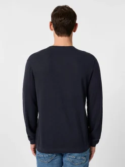 Shirts * Blue de Gênes Herren-trickhirt angar Navy