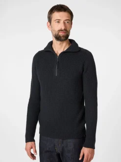 Pullover * Hannes Roether Herren-Stricktroyer Dunkelblau