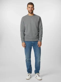 Shirts * Merz b. Schwanen Herren-weathirt Graumelange