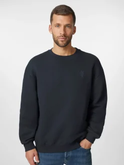 Shirts * Knowledge Cotton Apparel Herren-weathirt Dunkelblau