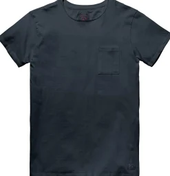 Shirts * Blue de Gênes Herren-T-hirt Bauwoe Dunkelblau