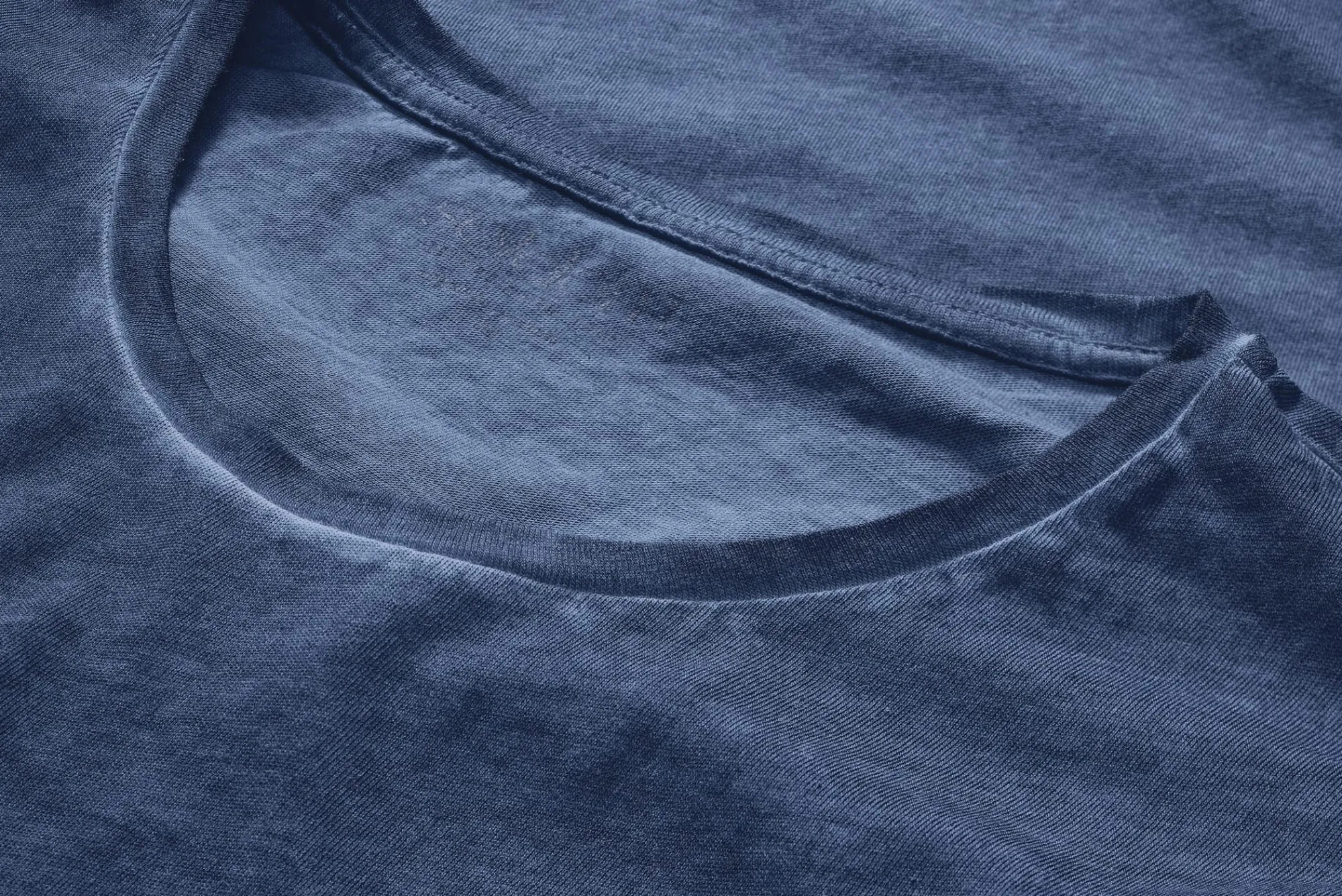 Shirts * Seldom Herren-T-hirt Crew Neck Blau
