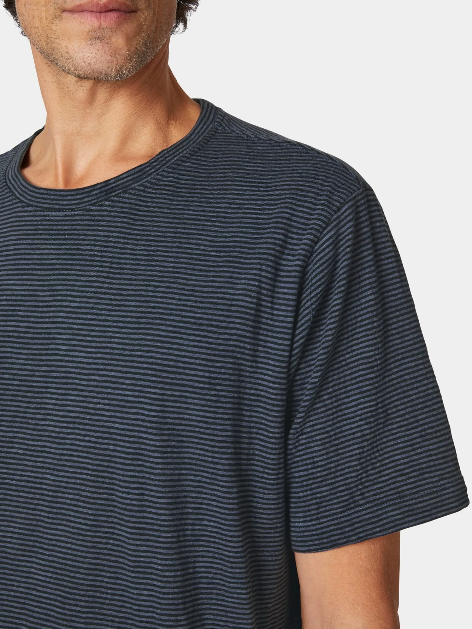 Shirts * Knowledge Cotton Apparel Herren-T-hirt getreift