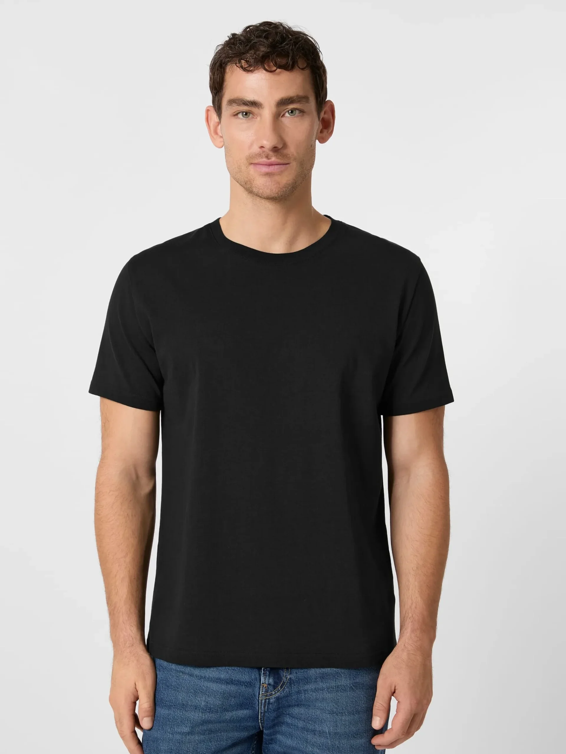 Shirts * Melawear Herren-T-hirt Heavy Jerey Schwarz