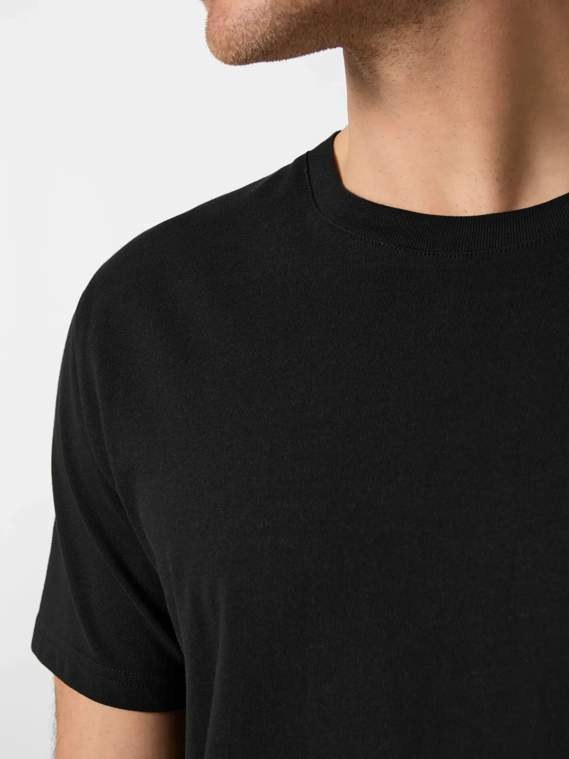 Shirts * Melawear Herren-T-hirt Heavy Jerey Schwarz