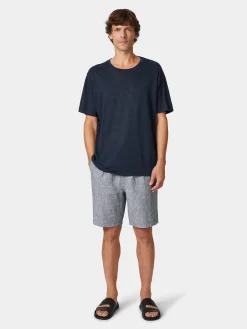 Shirts * Knowledge Cotton Apparel Herren-T-hirt einen Navy