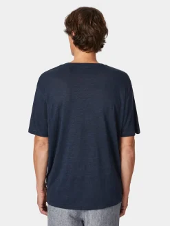 Shirts * Knowledge Cotton Apparel Herren-T-hirt einen Navy